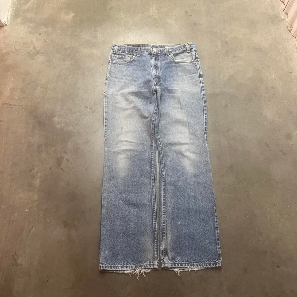 Vintage Levi's 517‎ men's light wash jeans bootcut skater 2001 - Picture 4 of 8
